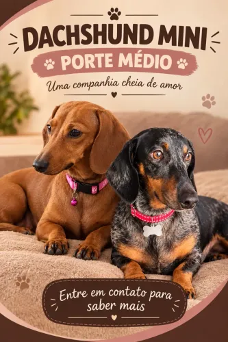 Filhote de dashund Basset mini