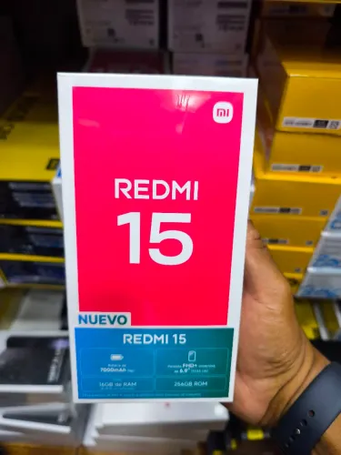 Xiaomi Redmi 15 256GB. Super bateria. Novo lacrado com garantia 
