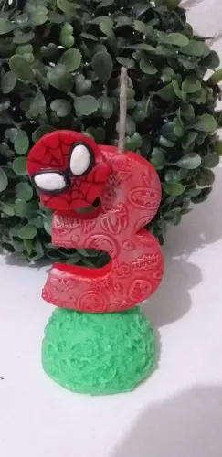 Vela em biscuit