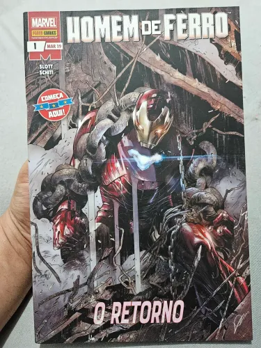 Homen de ferro vol 1 o retorno 2019 hq quadrinho