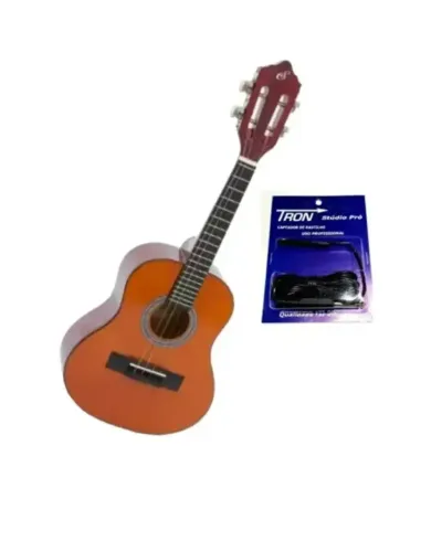 Kit cavaco Acústico Giannini Start Cs14n + Captador Tron Sp500f