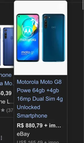 moto g8 power quebrado