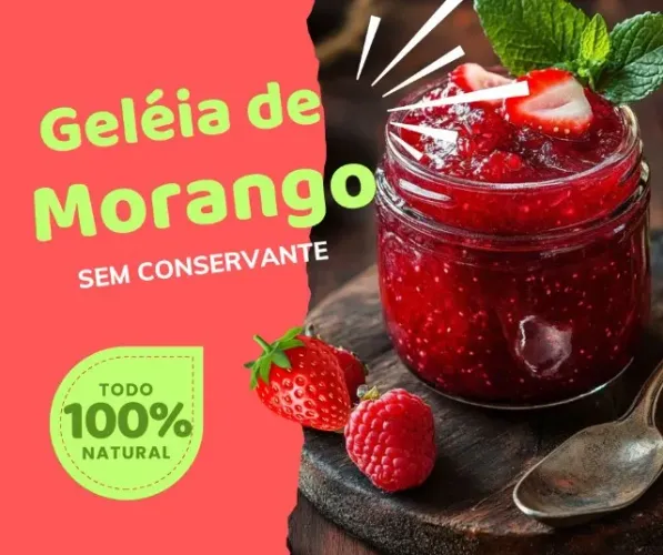 Geléia de morango artesanal - consegue resistir ?