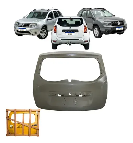 Tampa Traseira Duster 2011 12 13 2014 2015 16 17 18 19 2020 Cinza
