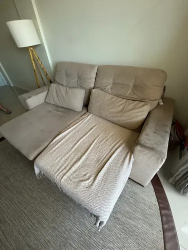 Sofá retrátil e reclinável 