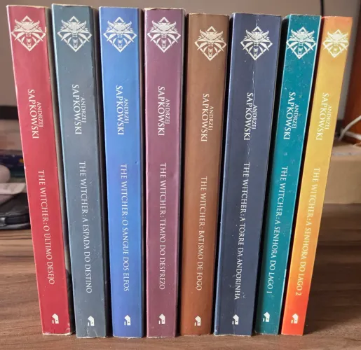 Coleção de livro The Witcher (Capa do jogo)