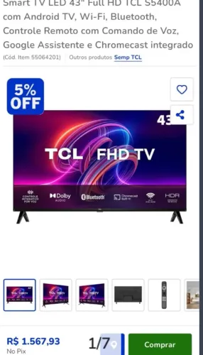 Smart Tv Roku 43? Com Defeito