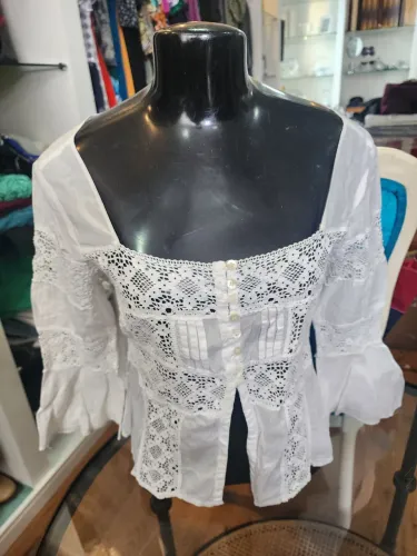 Blusa branca Daslu Tam. 40