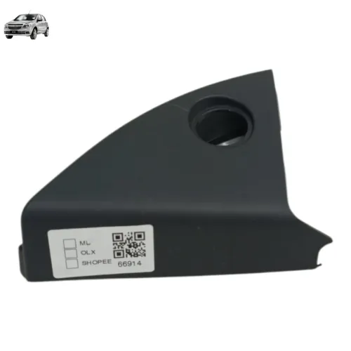 Moldura Interna Retrovisor Direito Gm Agile Montana 2012 Preto