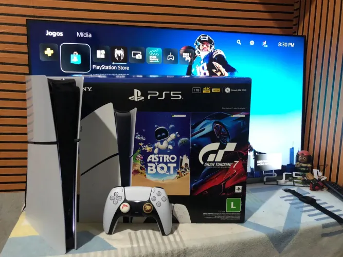 PS5 SLIM - 1TB, ESTADO DE NOVO! OPORTUNIDADE UNICA.