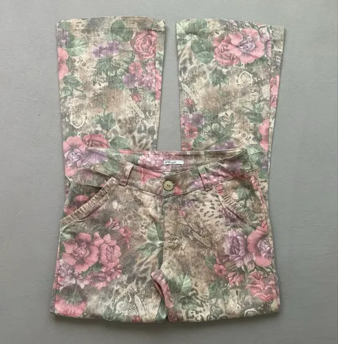 Calça Flare Hayfa Floral - M