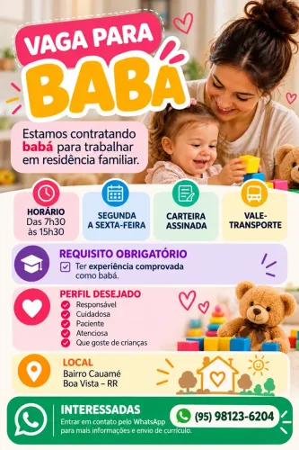 Contrata se babá