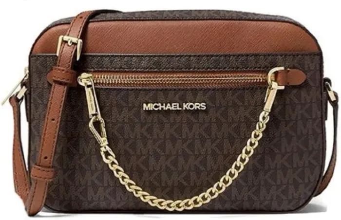 Michael Kros Correbte East West Marron Pequena