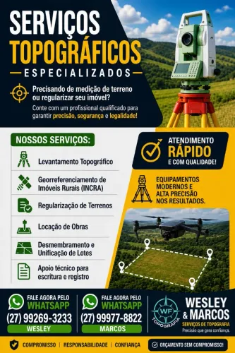 Serviços topograficos 