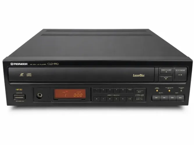 Pioneer Laser Disc Player CLD-990 com detalhe