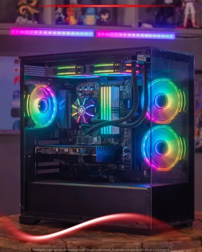 Computador Gamer Ryzen 5 5600, 32gb Ram, 512gb Ssd, Rx 6600xt 8gb, WC