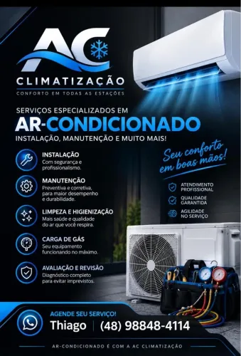 Instalador/ Instalação ar Split