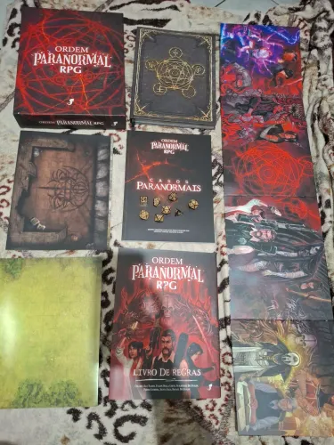 Livro de Regras Versão Luxo Ordem Paranormal RPG Jambô Cellbit