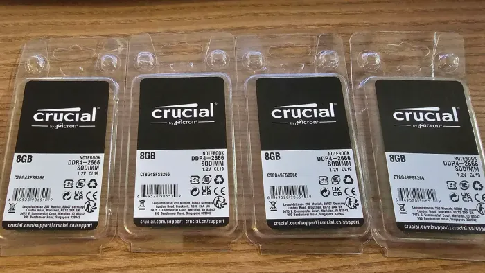 Memória Ram DDR4 2666MHZ 8GB Crucial Nova