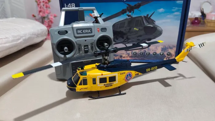 Helicóptero rc Era C 032.vira de ponta cabeça 