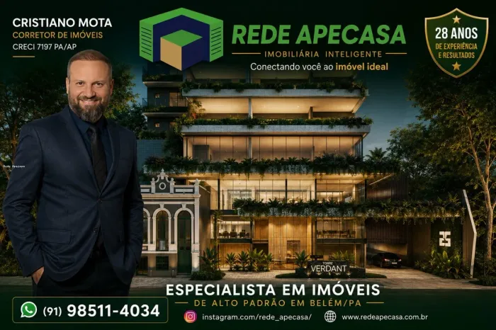 Cobertura para Venda em Belém, Nazaré, 4 dormitórios, 4 suítes, 5 banheiros, 3 vagas