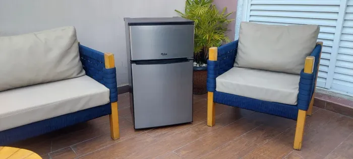 Frigobar dúplex de inox philco 