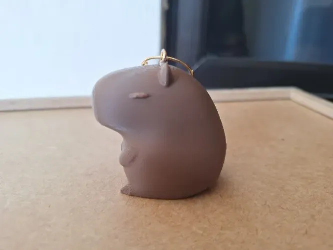 Chaveiro Capivara 3D Grande