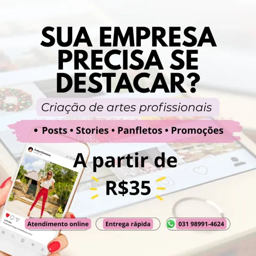 Artes digitais profissionais para empresas e pequenos negócios