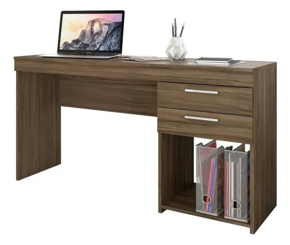 Escrivaninha / Mesa de Escritório em Madeira com Gavetas