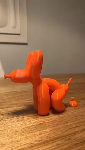 Ballon Dog decoração em 3D