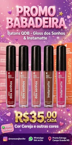 Batons QDB promoção 