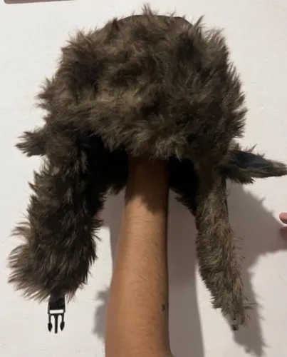 Gorro Russo Aviador Preto com Pelo ? Ushanka Trapper Inverno