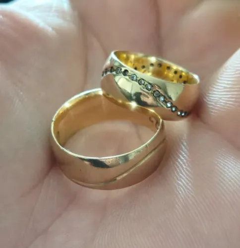 Alianças de ouro 18k
