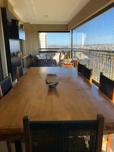 Apartamento mobiliado de 3 quartos para venda no Edifício Cedro Residencial,168m², Bairro