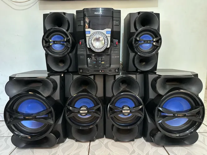 Som Philips 1.580W RMS