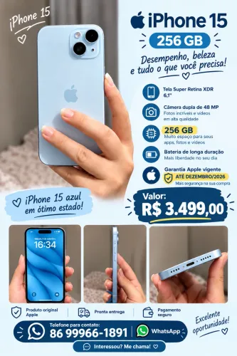 IPHONE 15, 256G