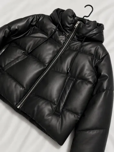 Jaqueta de PU/ PUFFER ZARA 
