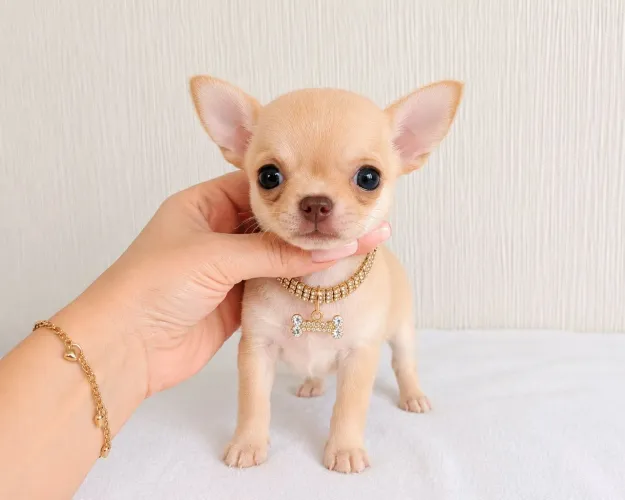 Chihuahua micro com pedigree linhagem importada!