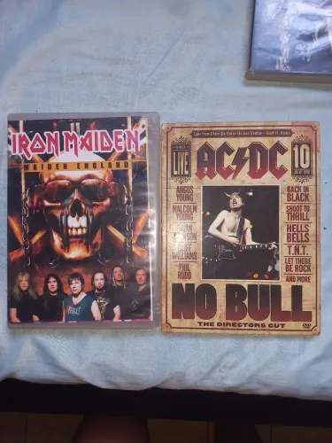 DVDs antigos rock 