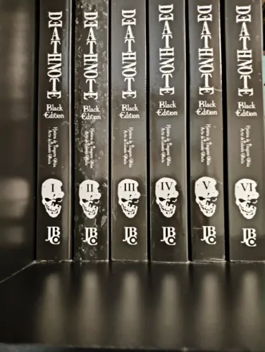 Death Note Black Edition - Editora JBC - Vol 01 a 06 - Coleção Completa