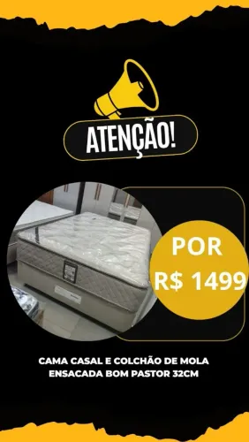 Cama casal bom pastor sprinde 32 cm 