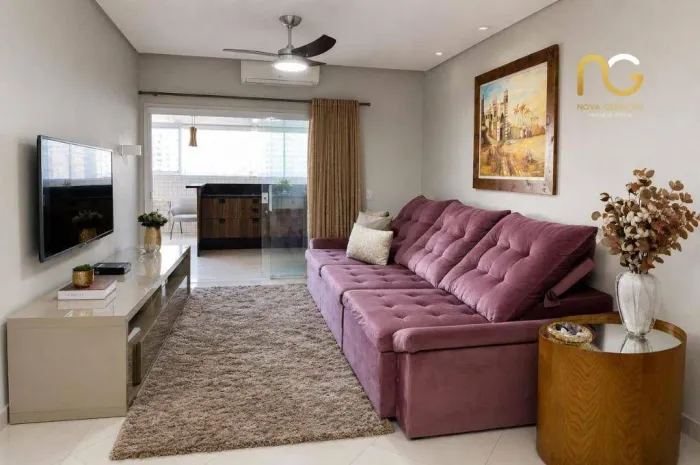 Apartamento à venda, 144 m² por R$ 1.300.000,00 - Canto do Forte - Praia Grande/SP