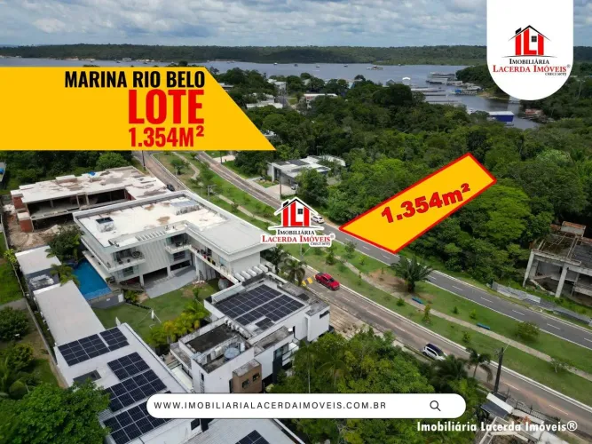 Marina Rio Belo, 21x71= 1.354m², FUNDO ÁREA VERDA, Lazer as Margens Rio, Marina Privativa