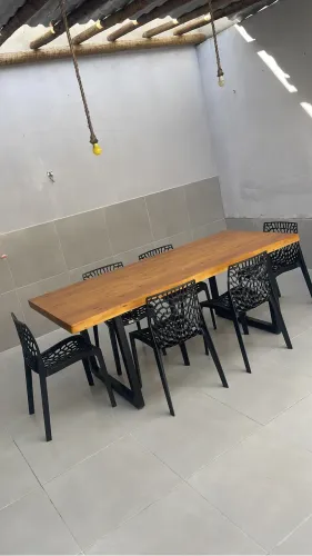 Mesa Rústico Industrial Gourmet