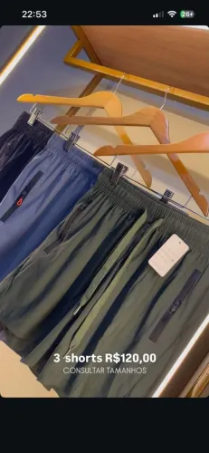 Short em poliamida masculino