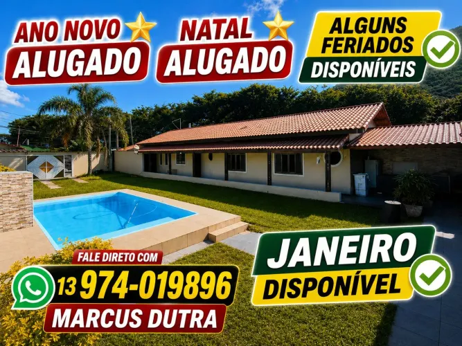 Casa de praia temporada em praia grande solemar