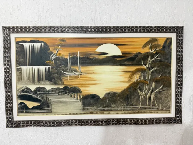 Quadro pintado a mão