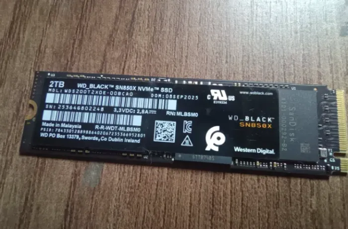 NVME 2tb SSD WD Black SN850x para PC note e PS5