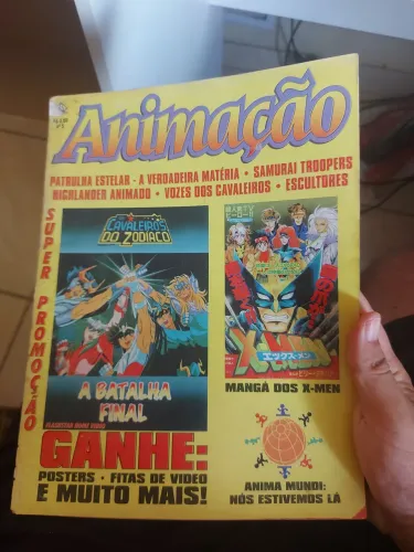 Revista Animação n° 5 cavaleiros do Zodíaco