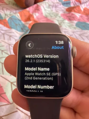 Apple Watch SE 2ª Geração GPS 40mm ? Bateria 100%